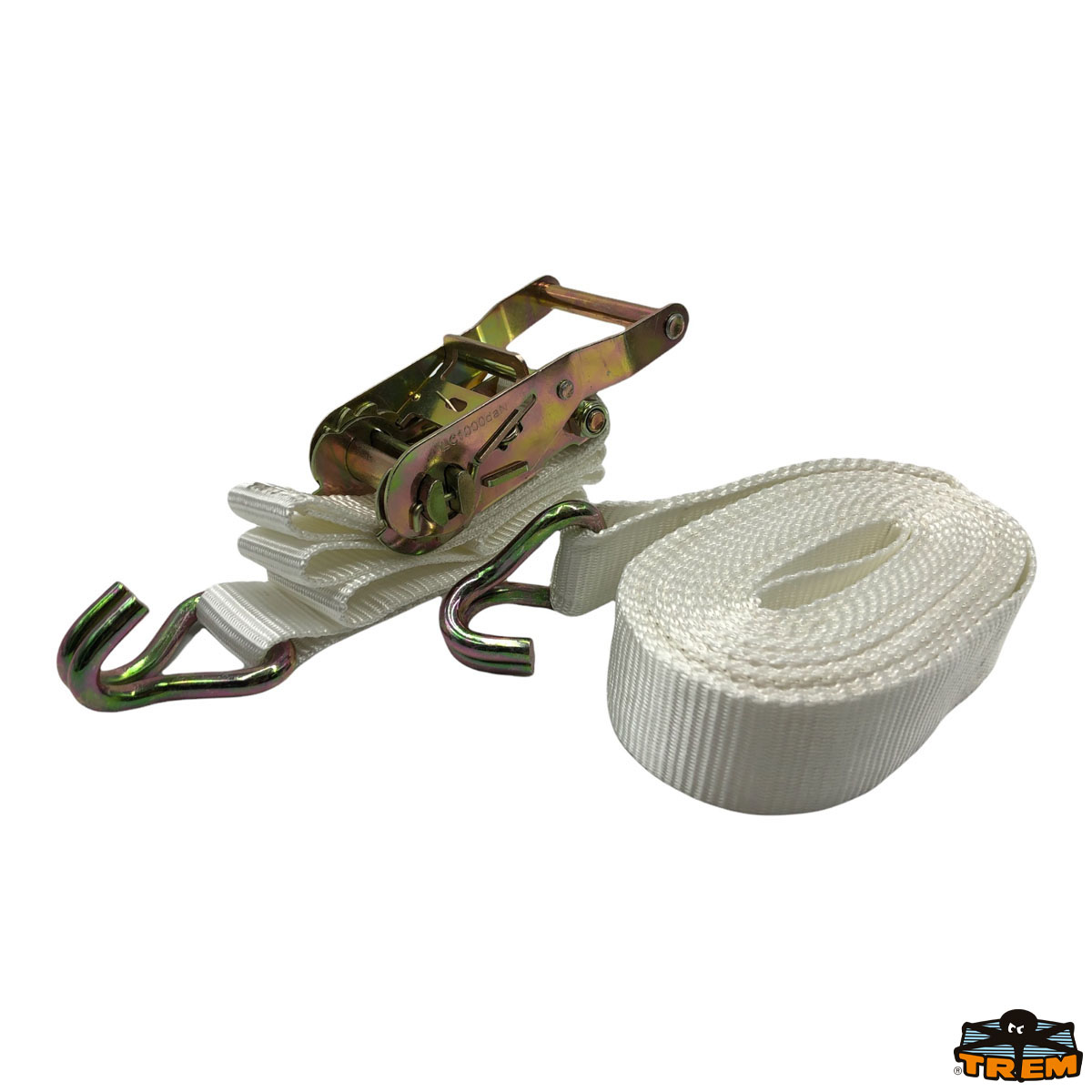 Immagine Cinghia regolabile in poliestere con gancio e cricchetto