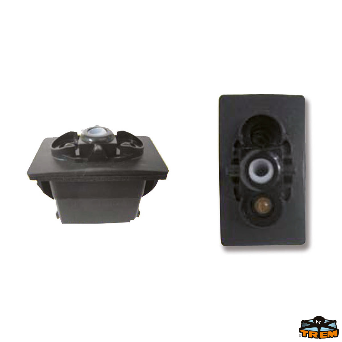 Immagine Solo corpo interruttore con 1 led colore rosso