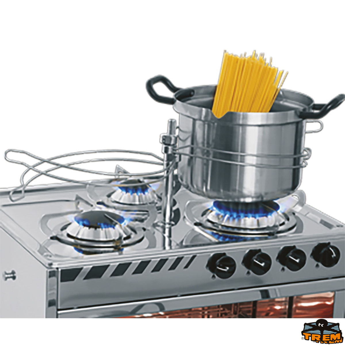 Immagine Fermapentola a colonna 2 fuochi